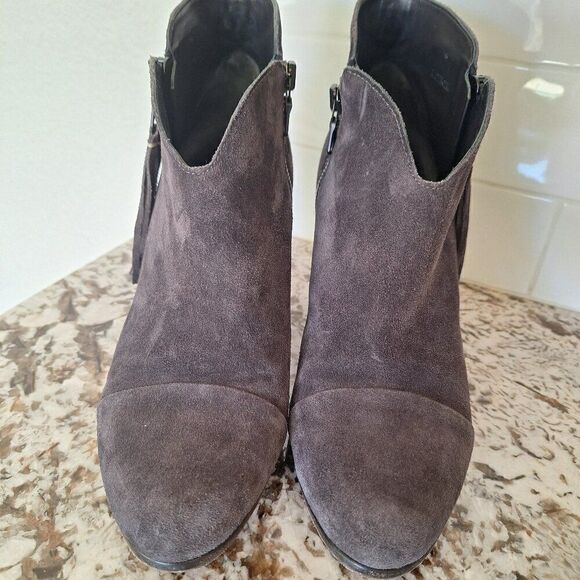 Rag & Bone Gray Suede Ankle Boots size 40 - Picture 1 of 9